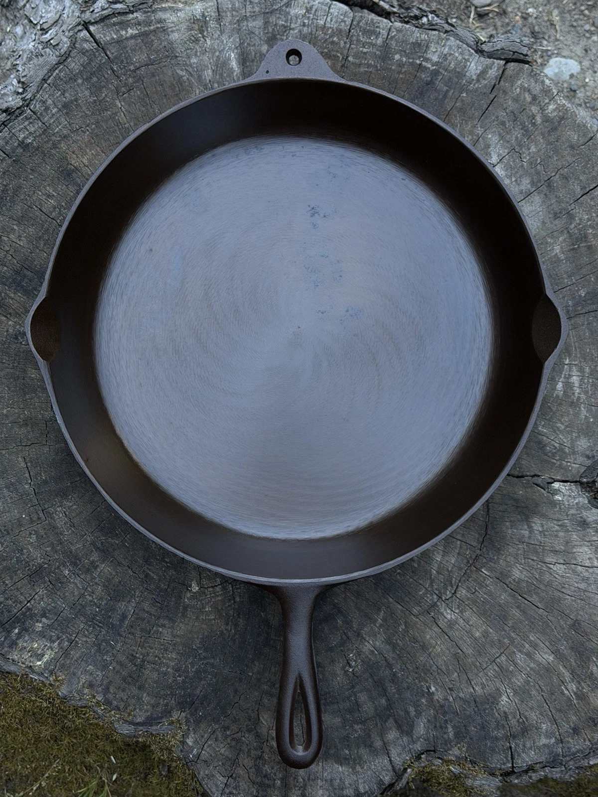 Vintage Birmingham Stove and Range Red Mountain Series No. 14 Cast Iron Skillet