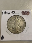 1916 d Walking Liberty Half Dollar Key Date Check My Listings👀