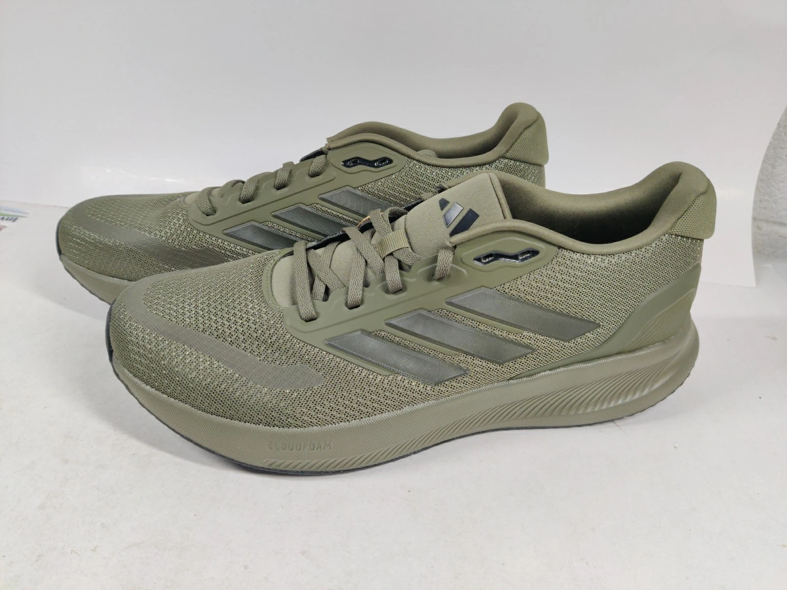 Adidas Runfalcon 5 Olive/Black IE0525 Men's Running Shoes - Mens Size 11