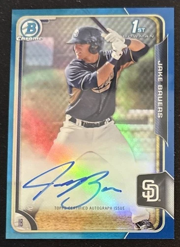 2015 Bowman Chrome Jake Bauers RAW