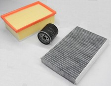 Luft + Innenraum + Ölfilter für Peugeot 307 SW 3A/C 3E 3H Kombi 2,0 HDI 90 110 