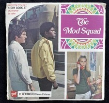 Viewmaster 3 Reels Set- The Mod Squad TV Show Bad Man On Campus- GAF B 478