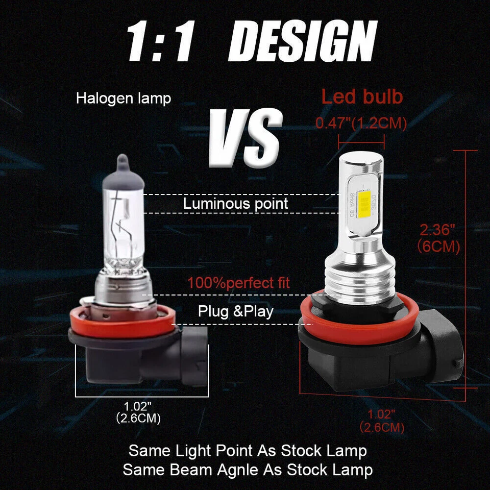 Kit de bombillas de faros LED para Lexus GX470 2003 2004 2005 2006 2007 2008 2009 Foto 2 de 4