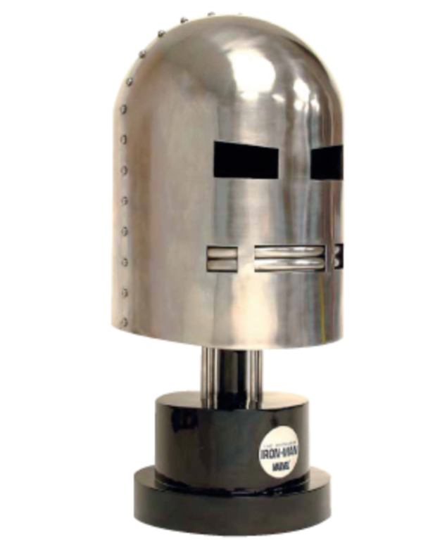 Marvel Iron Man 1:1 Full Scale Metal Helmet Silver Edition