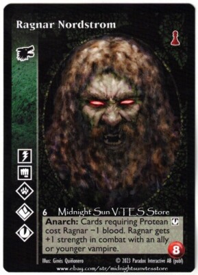 Ragnar Nordstrom Gangrel New Blood V:TES VTES Vampire CCG