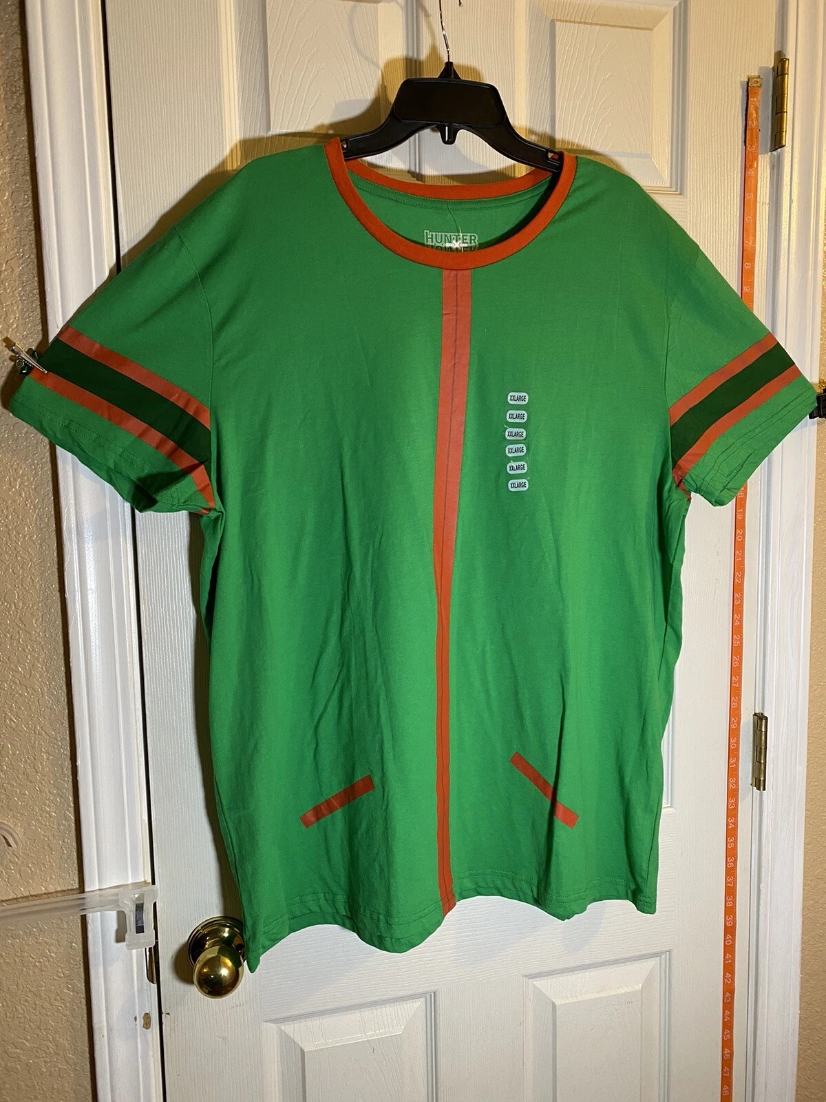 Hunter X Hunter Mens XXL 2XL Green Graphic Tee Cosplay T-Shirt Anime SUMMER FUN