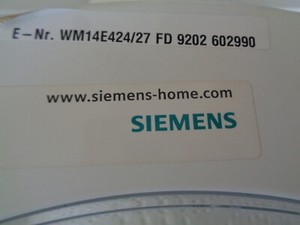 Bedien-Elektronik  Waschmaschine  Siemens WM14E424/27 , TOP