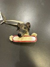 Greyhound Personalized Christmas Ornament