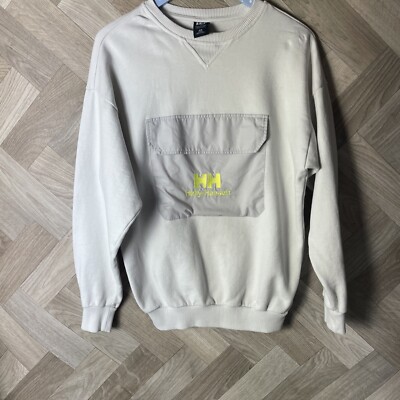 Helly Hansen Herren Small Pullover Sweater Pulli Outdoor Wandern weiß