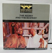 The Agony And The Ecstasy Widescreen 1989 Laserdisc 100421TILD2