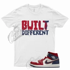 BUILT Shirt for J1 1 Mid SE USA Gym Red Sail Light Iron Ore Midnight Navy 5