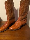 NOCONA "Ostrich" Full Quill  8D  Cowboy Boots — photo 4