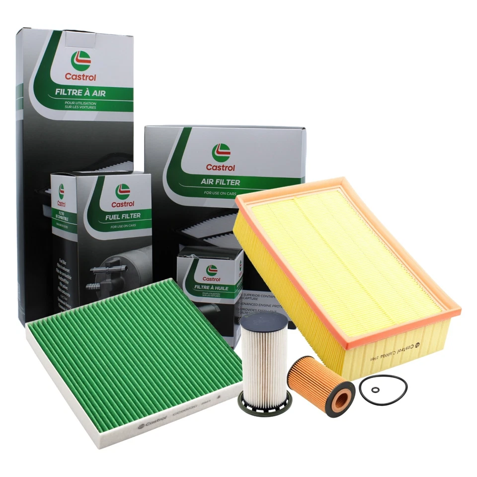 KIT TAGLIANDO Completo 4 Filtri CASTROL Volkswagen Golf 7 VII Nuovo