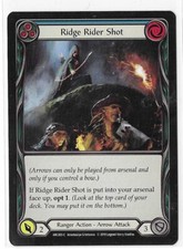 2019 Flesh and Blood FAB 1st Ed Arcane Rising ARC065 C Ridge Rider Shot Blue