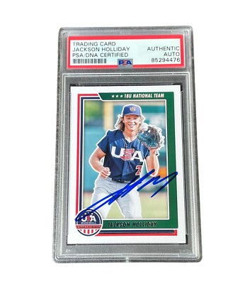 Jackson Holliday 直筆サイン　25シリ　ホリデーMLB auto Jackson Holliday Signed Card USA Stars & Stripes AUTO Baltimore