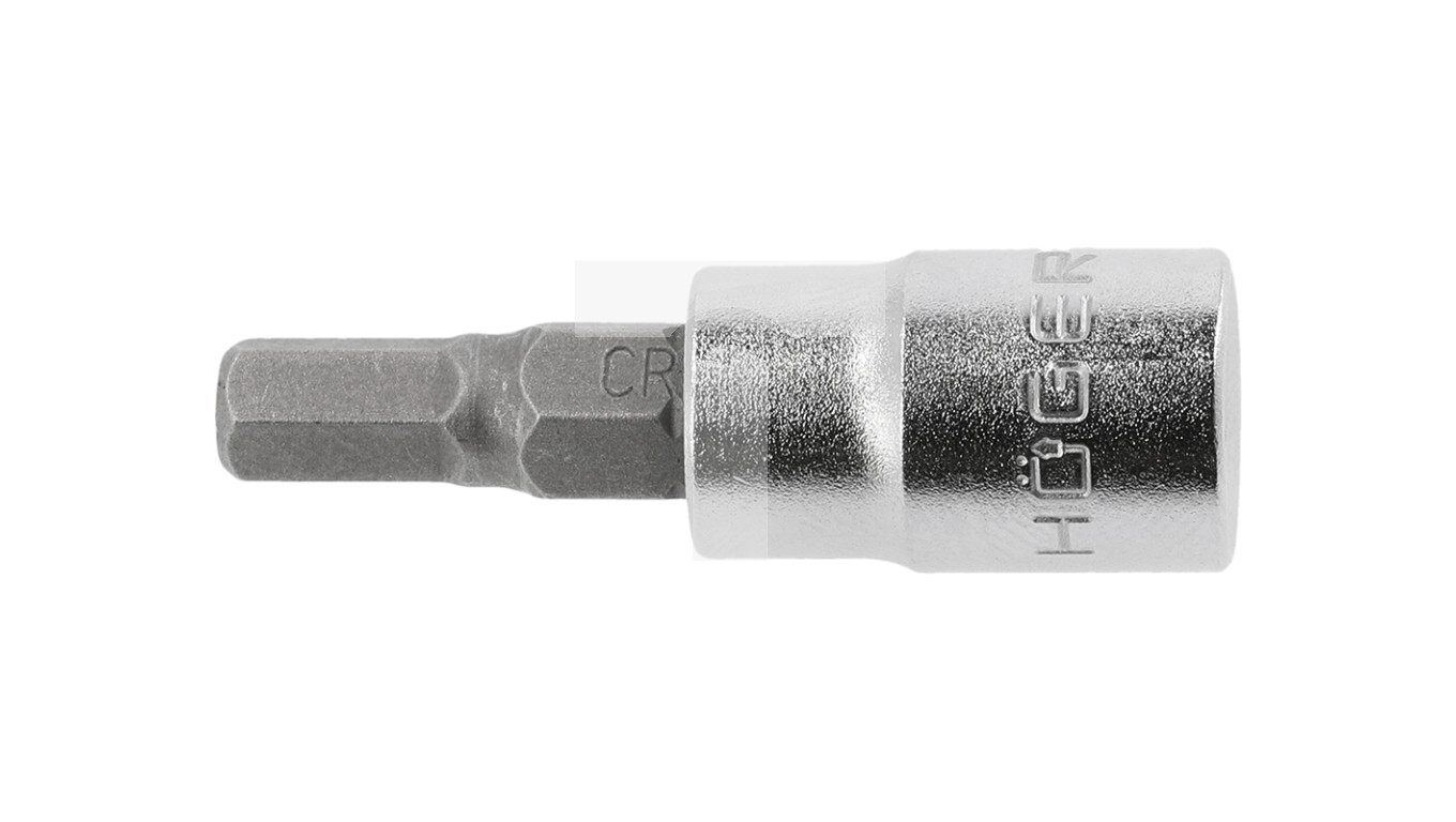 Hex 6 mm, 1/4 screwdriver bit socket /T2UK