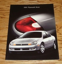Original 2001 Plymouth Neon Deluxe Sales Brochure 01