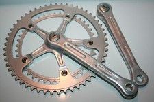 PEDALIER DE VELO GIPIEMME STRADA 600 100 53/42 170 mm CRANKSET OLD BIKE 14 X 125