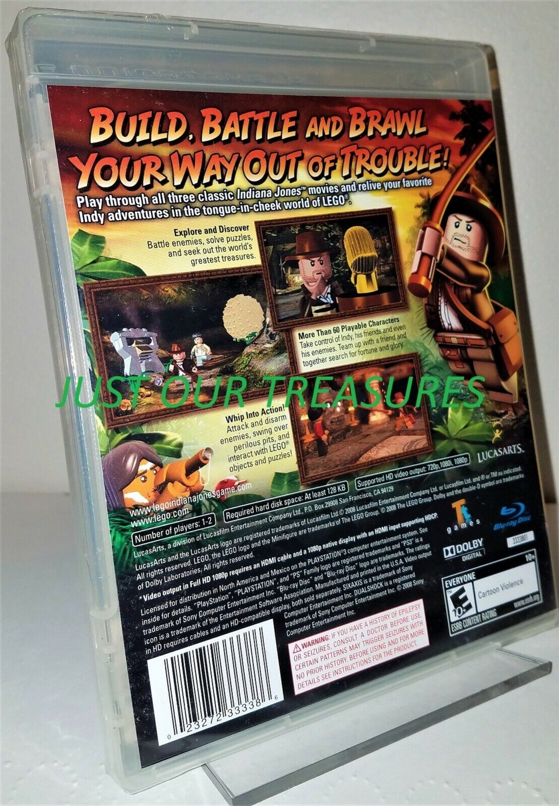  Lego Indiana Jones: The Original Adventures - Playstation 3 :  Disney Interactive: Video Games