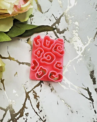 Cheetah Pattern 50mm polymer clay cutter