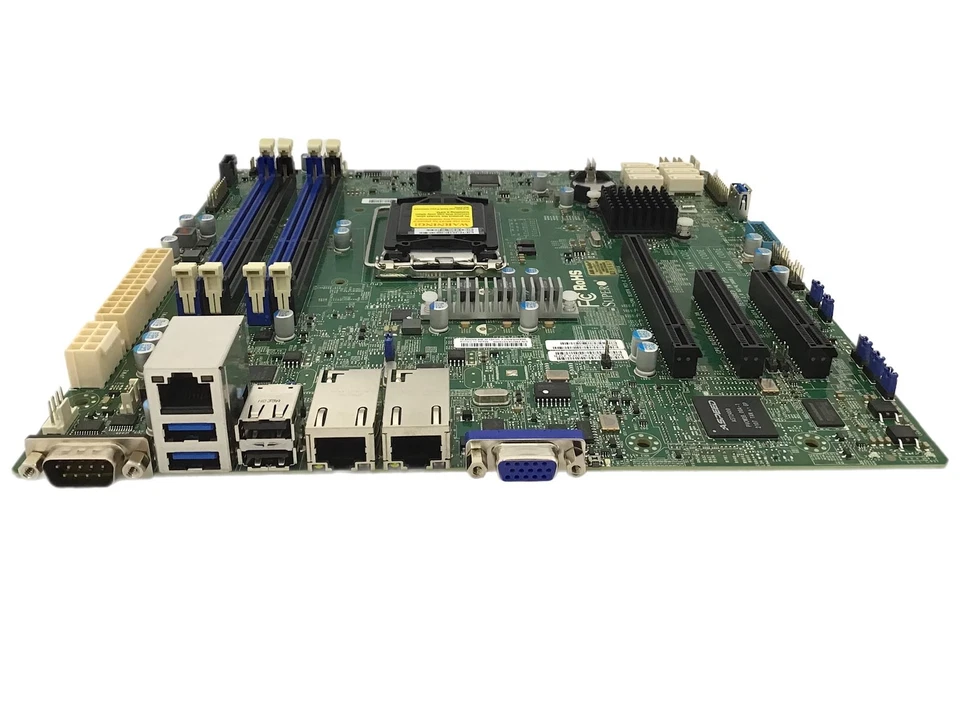 New Supermicro X10SLH-F LGA 1150 i3v4 DDR3 Dual LAN MicroATX Server Motherboard - Image 4 of 4