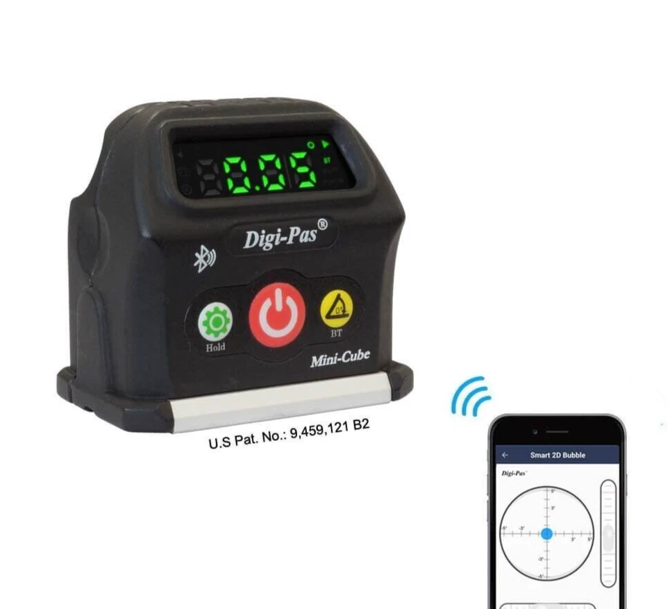 Digi-pas DWL-90Pro Inclinómetro 2 Ejes 0,05° (con Bluetooth)