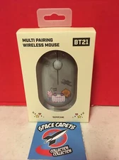BT21 BTS Multi Pairing Wireless Mouse Shooky Cooky Better Together Royche NEW