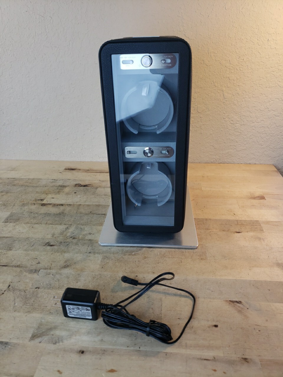 Heiden Monaco Luxury Double Watch Winder Special Edition With Stitched Leather eBay