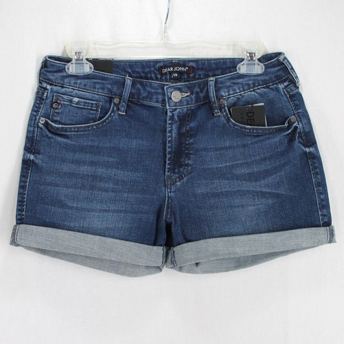 Dear John Lillie Cuffed Jean Shorts 