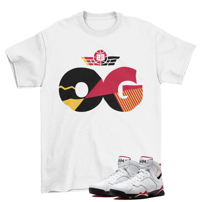 Sneaker OG Cardinal Shirt to Match Jordan 7 Retro Cardinal CU9307