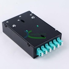 Fiber Optic Terminal Box 12 core LC MM OM3 adapter pigtail 6 Ports Patch Panel