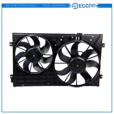 Radiator Condenser Cooling Fan Assembly For 2009 2010-2013 Volkswagen Jetta