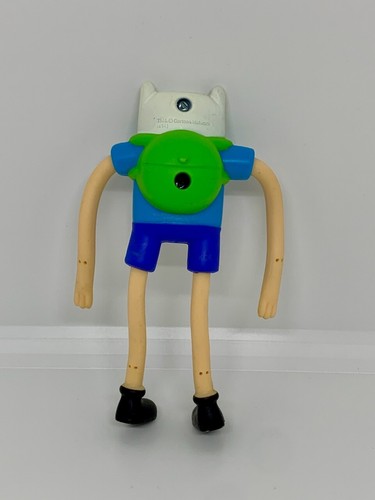 McDonalds Happy Meal 2014 - ADVENTURE TIME - Bendy Posable Finn Rubber Figure - Picture 2 of 3