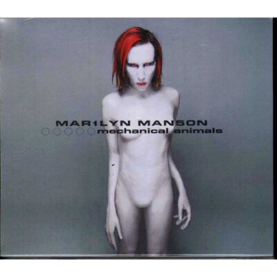 Mar1lyn Man5on / Marilyn Manson CD Mechanical Animals Blau Jewel Case Versiegelt