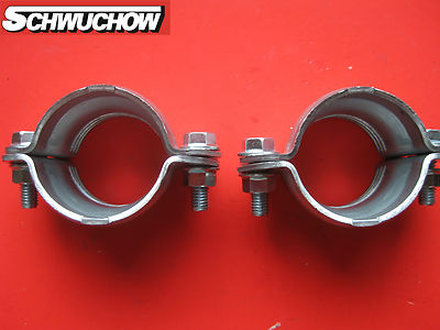 Loro X 2 Sicherungsschelle DN 50 Öltank Ölleitung Schelle Stahlrohr Füllleitung