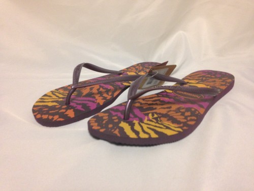 Havaiana SP09 Slim Animal Flip Flop Aubergine New with tags | eBay