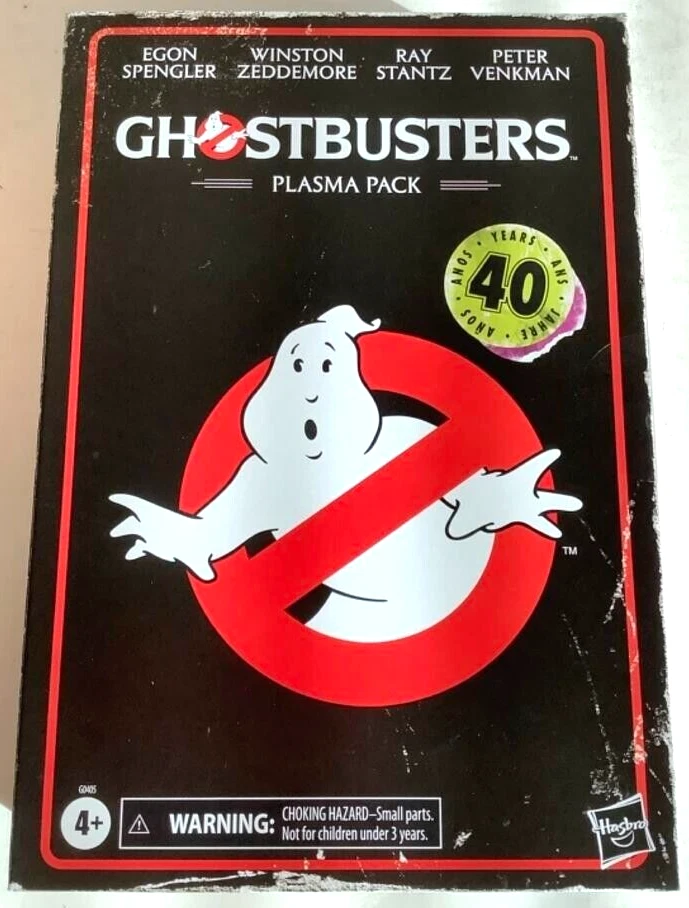 NOVO Hasbro G0405 Ghostbusters PACOTE PLASMA O-Ring 40º Aniversário Figuras 3,75 polegadas - Imagem 2 de 4