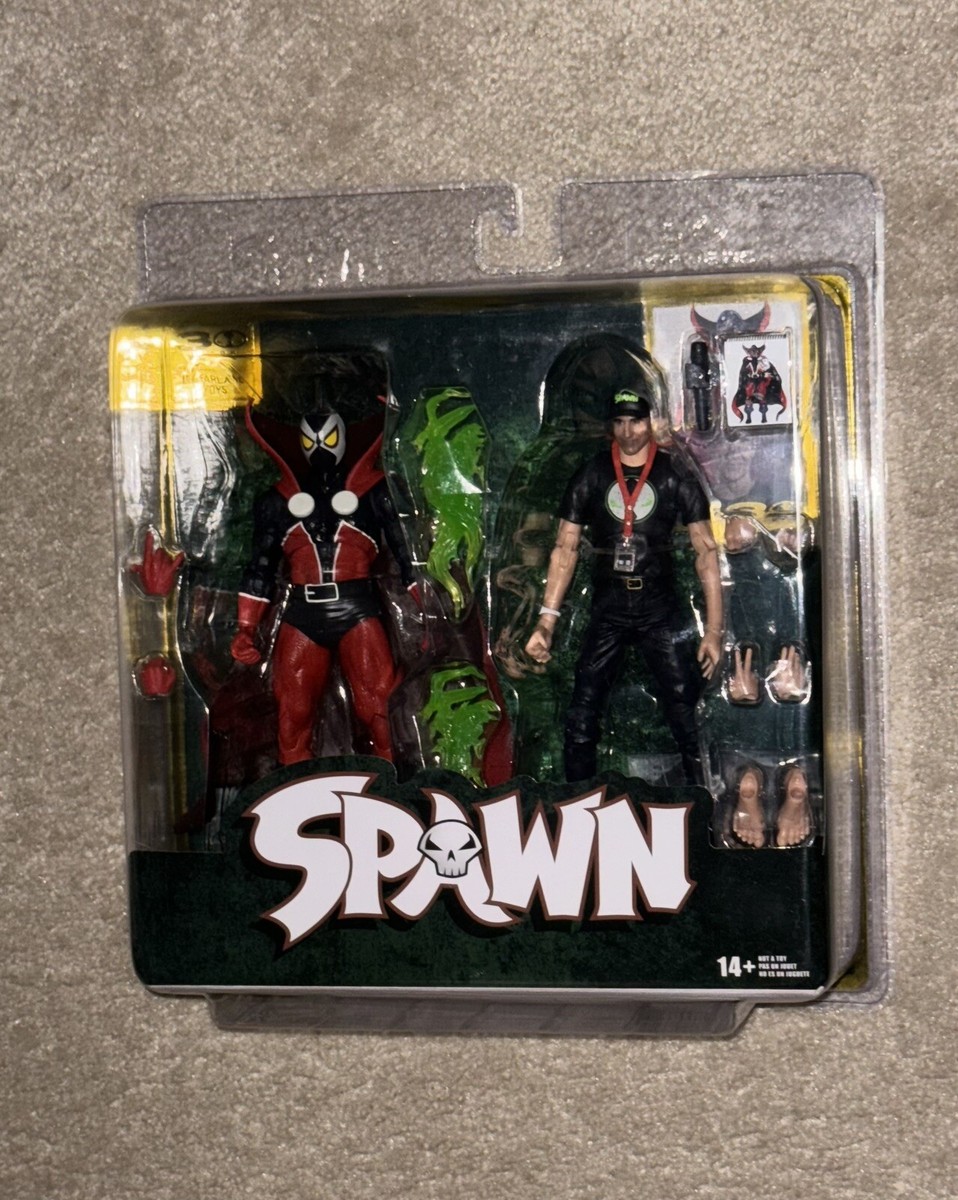 McFarlane Toys 30th Anniversary Spawn and Todd McFarlane action