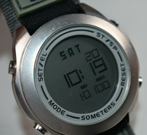 digital round watch