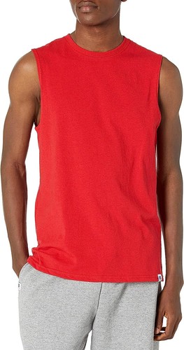 Russell Athletic Men's Cotton Performance Muscle Top - Picture 13 of 16