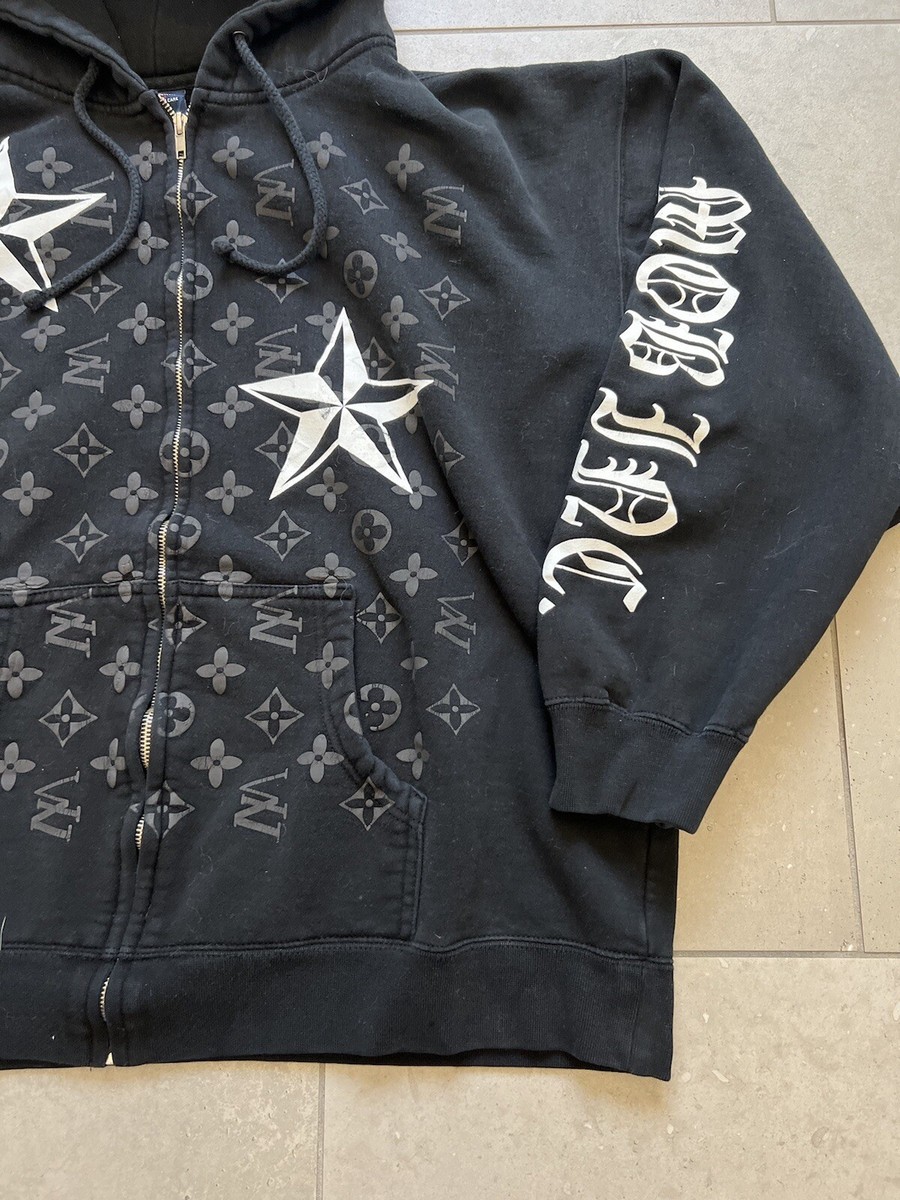Vintage Y2K Mob Inc All Over Print Brand Logo Full Zip Vintage Y2K Mob Inc All Over Print Brand Logo Full Zip