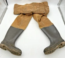 RED BALL CHEST WADERS SIZE 9.5 BOOT INSULATED NO BELT/ SUSPENDERS MADE IN USA