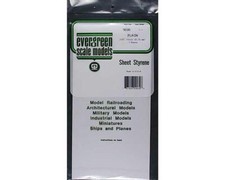 Evergreen Scale Models White Sheet .030 x 6 x 12 2  EVG9030 