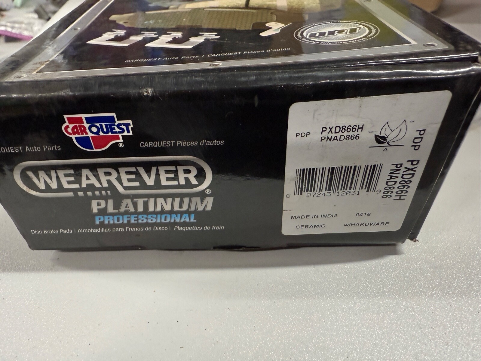 Wearever Platinum PXD866H Ceramic Brake Pads for Smooth Stopping