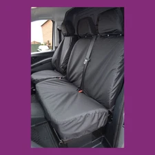Mercedes-Benz e-Vito Van 2020+ Tailored Waterproof Black Front 3 Seat Covers