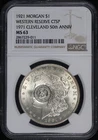 1921 Morgan Dollar NGC MS-63 - 1971 Cleveland 50th Anniv. Western Reserve CTSP