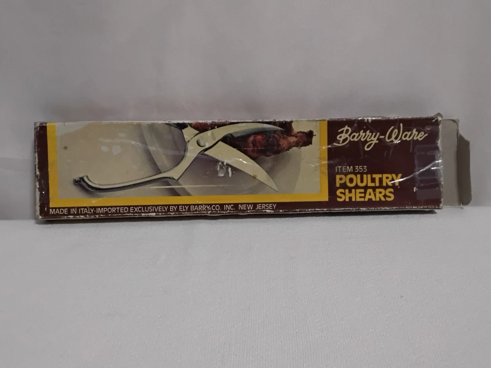 VTG Barry-Ware Stainless Steel Kitchen Poultry Shears 9 1/2" Thanksgiving Turkey