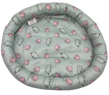   2025 Pusheen Culture Fly Exclusive Pink Macaroon Round Pet Cat Nesting Bed  