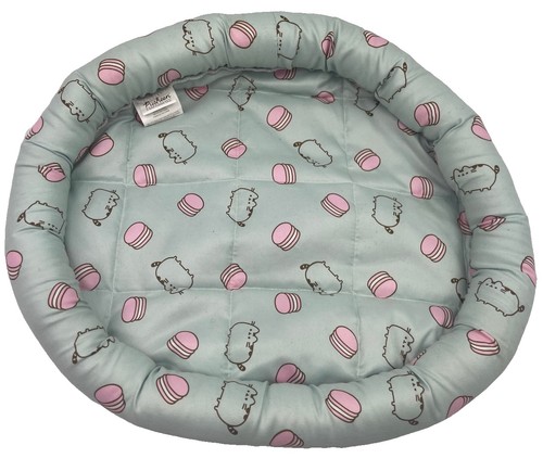 ⭐ 2025 Pusheen Culture Fly Exclusive Pink Macaroon Round Pet Cat Nesting Bed ⭐