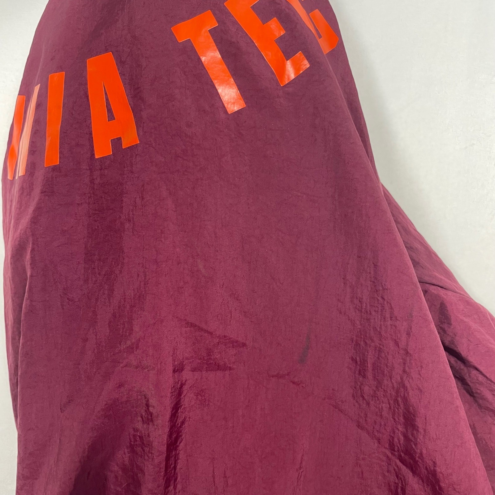 Nike + VT Packable Pullover Windbreaker Virginia … - image 11